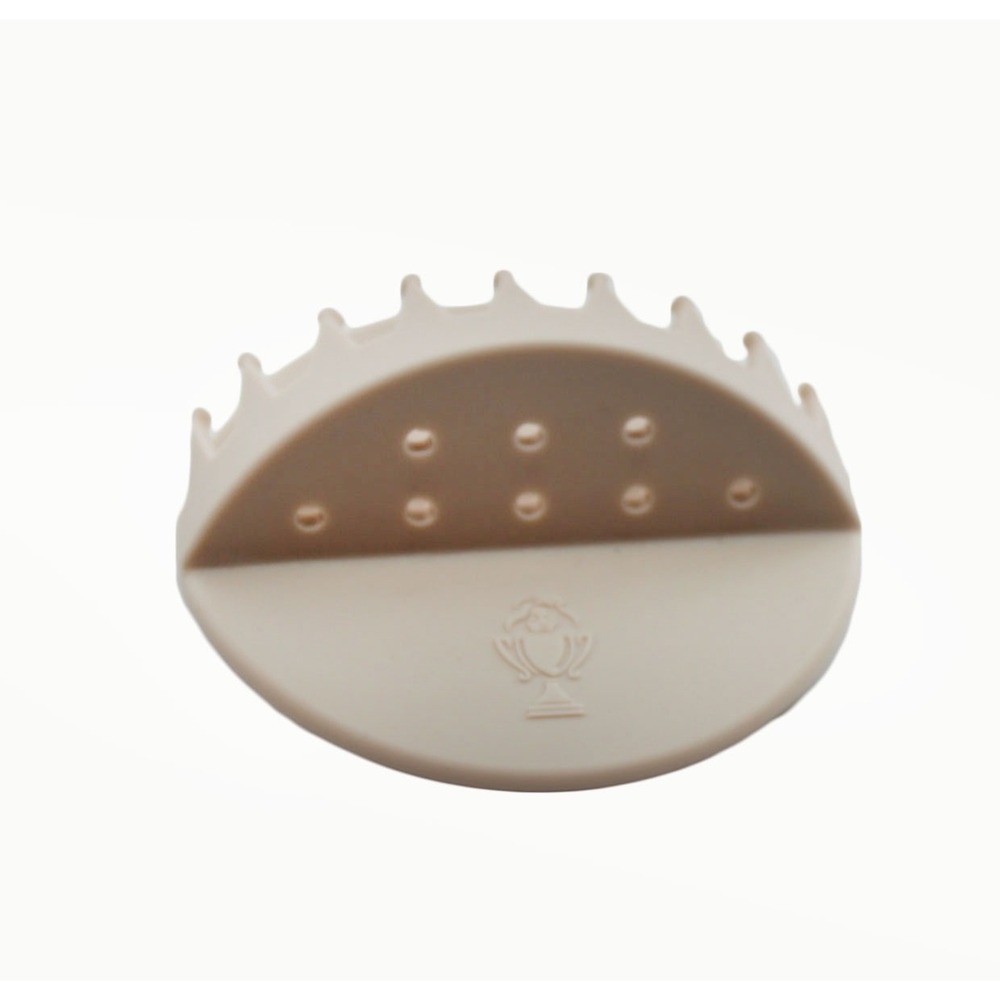 Trophy Lyfe Trap Queen Hair Catcher Silicone Shower Wall‎ Drain Protector Beige